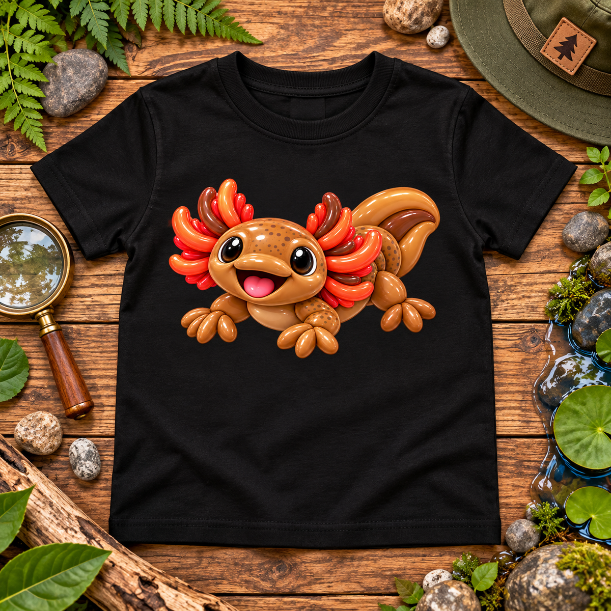 Creekside Axolotl Balloon Tee – Youth