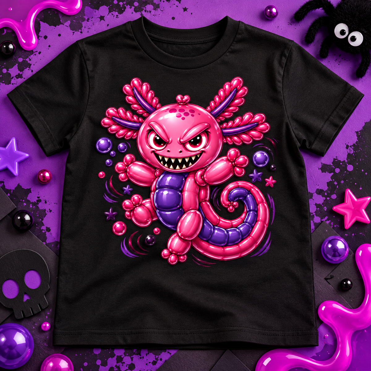 Angry Axolotl Balloon Tee – Youth